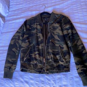 Camo Bomber Jacket
